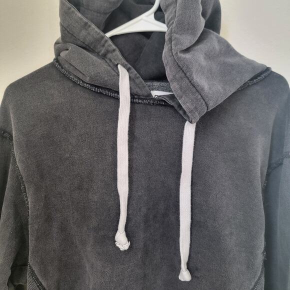 BDG Urban Outfitters Pullover Hoodie Sweater Gray Long Sleeve Small Crop Cotton - Picture 3 of 11